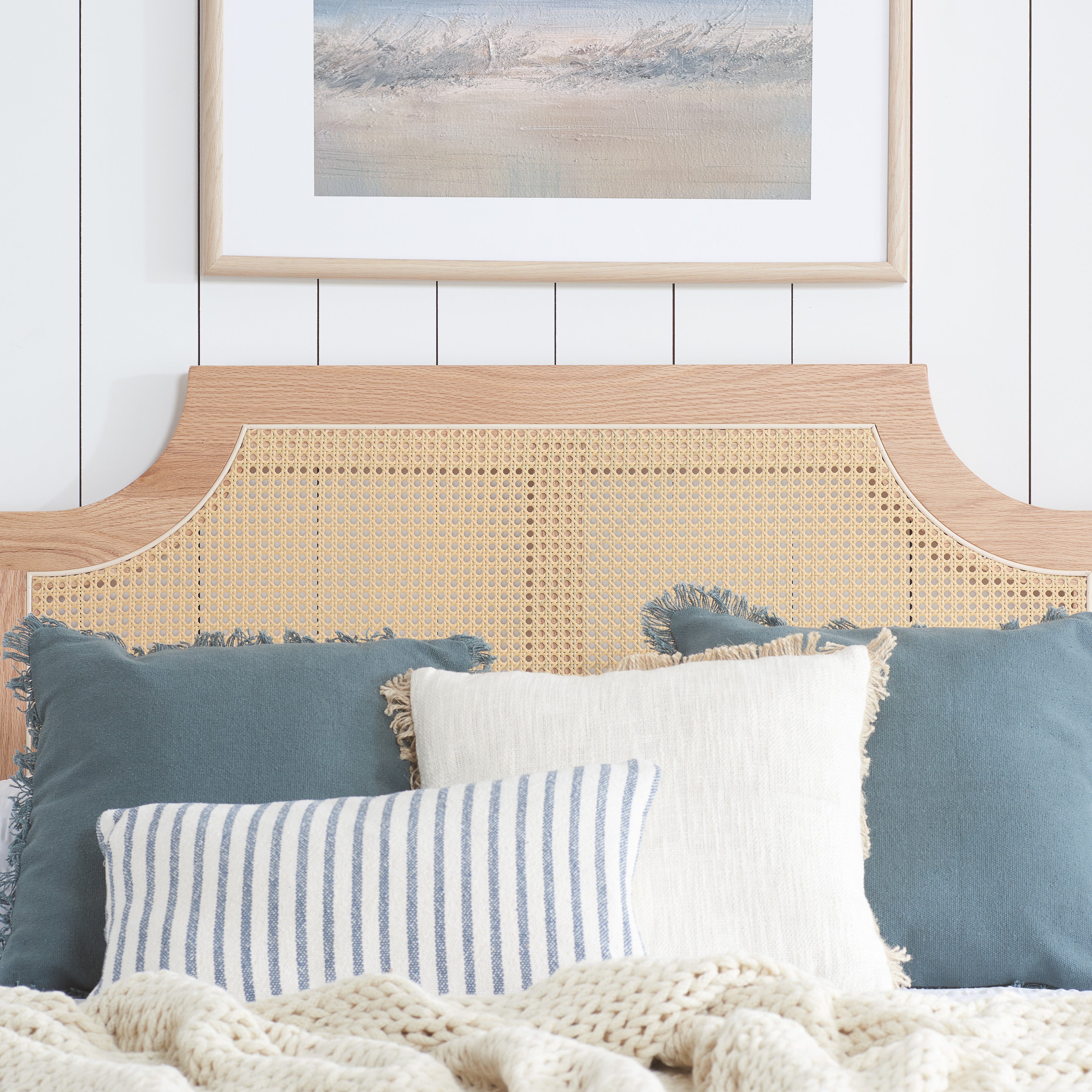 Geneva Double Rattan Bed