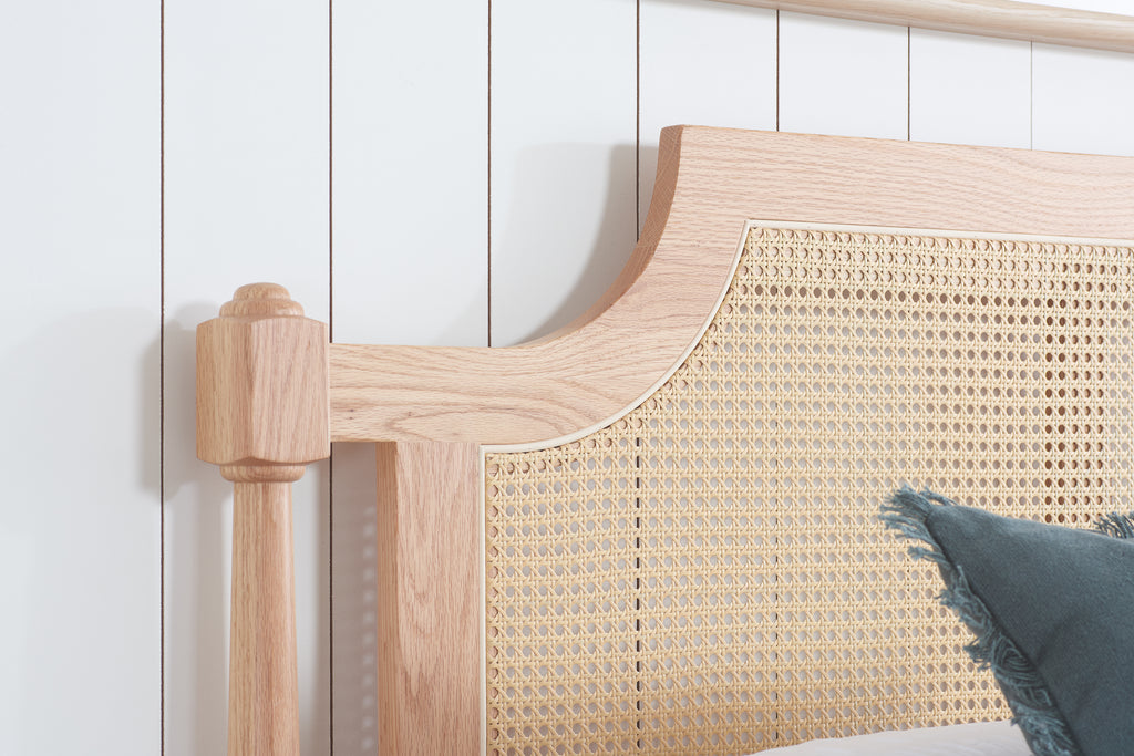 Geneva King Rattan Bed