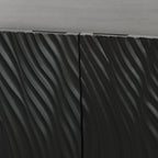 Ripples Black Painted Sideboard