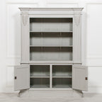 Large Grey Open Bookcase