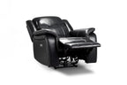 Galaxy Tech Power Reclining Armchair Black