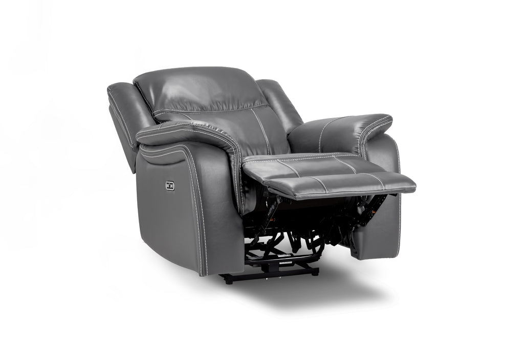 Galaxy Tech Power Reclining Armchair Grey