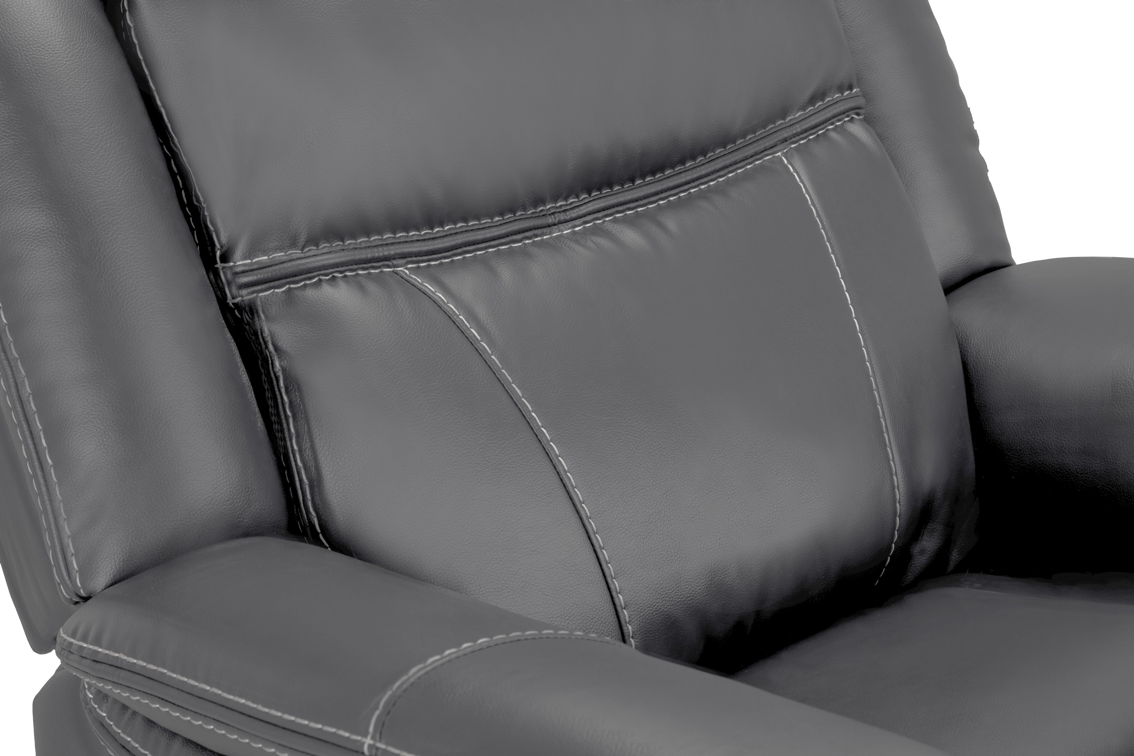 Galaxy Tech Power Reclining Armchair Grey