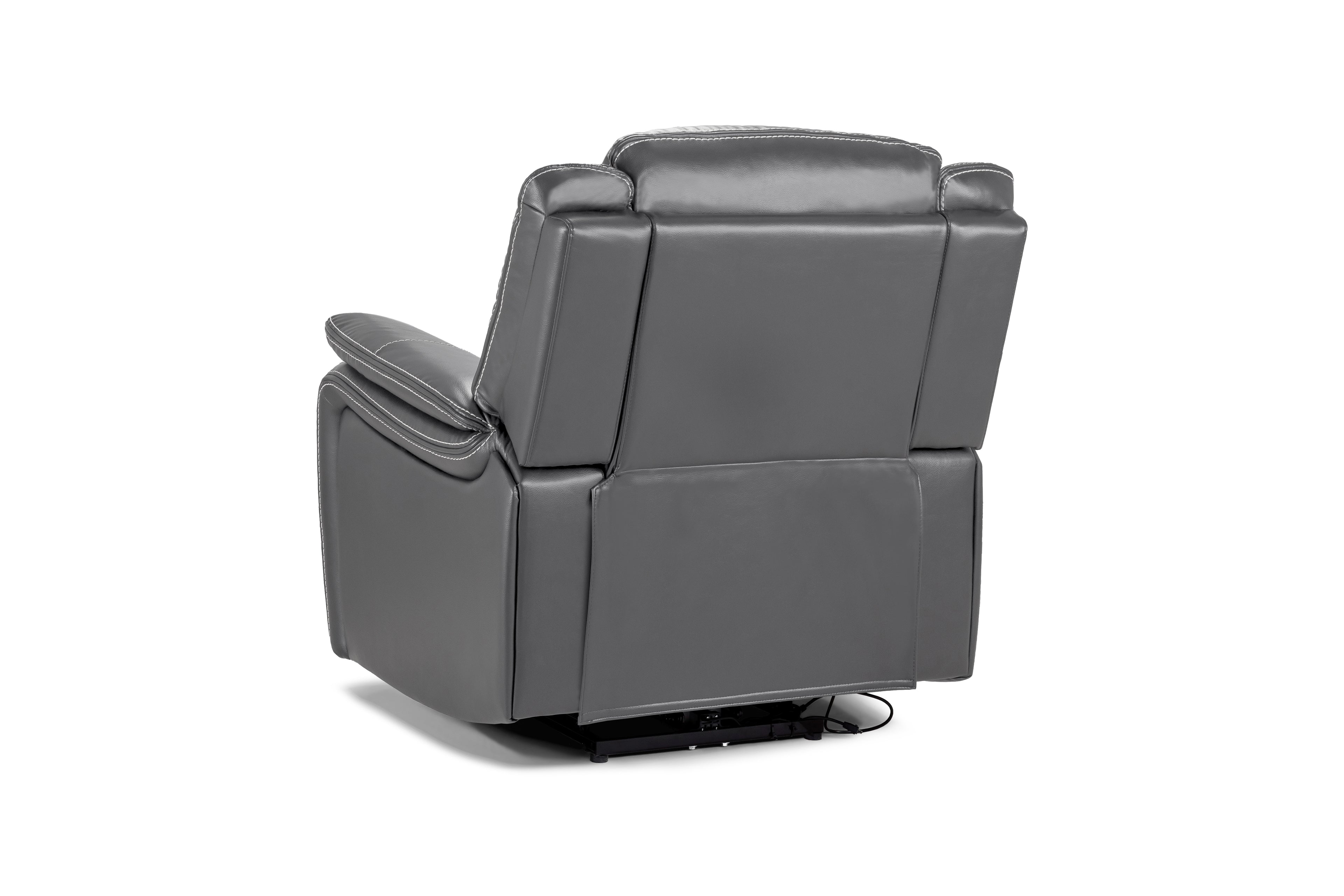 Galaxy Tech Power Reclining Armchair Grey