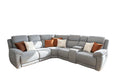 Owen Electric Recliner Sofa Grey Large Corner