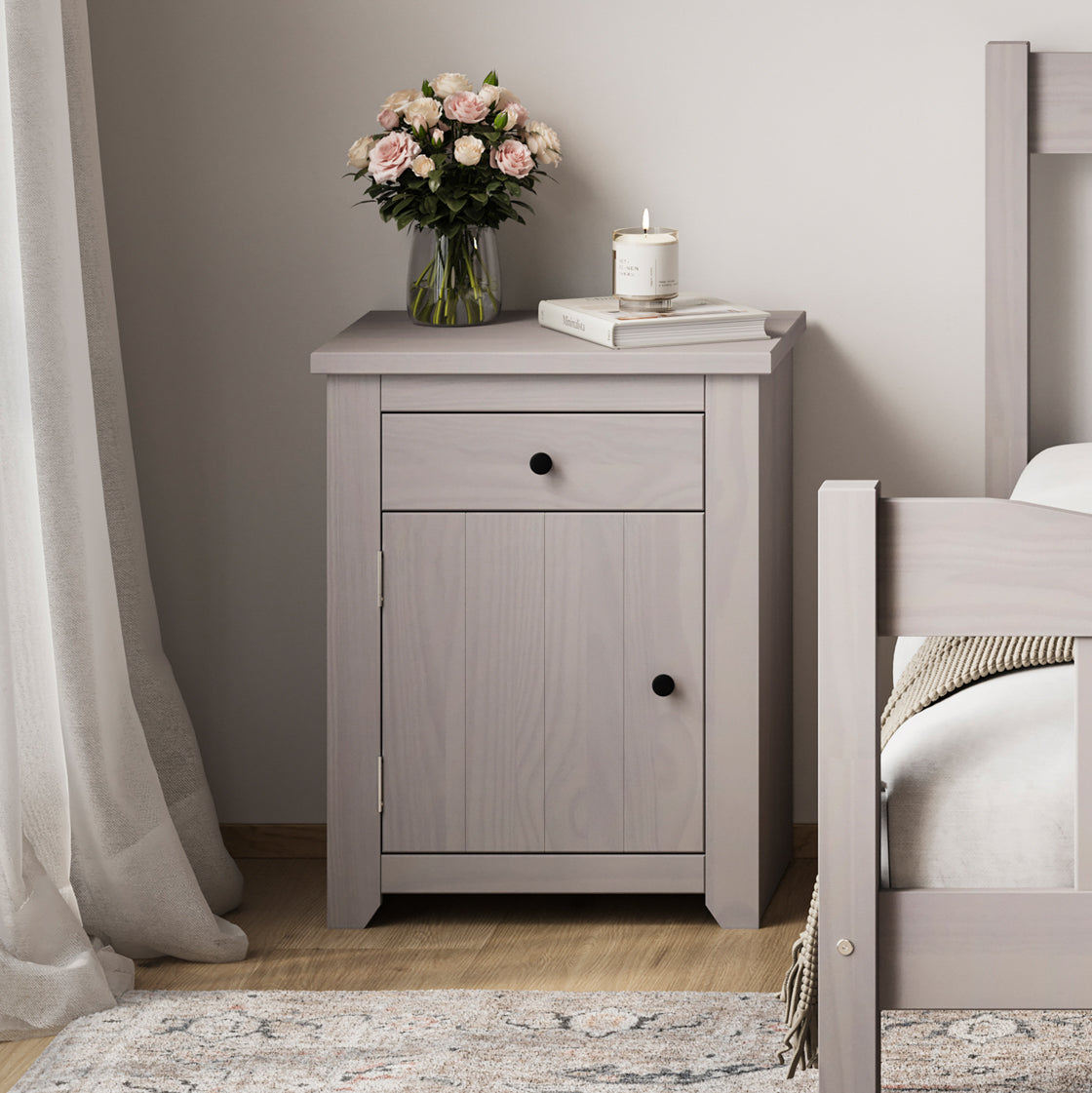 HAVANA GREY BEDSIDE CABINET