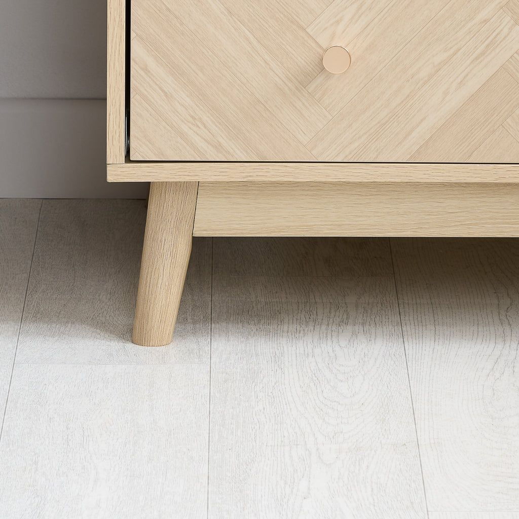 Herringford 3 Door  Wardrobe With Mirror