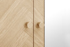 Herringford 3 Door  Wardrobe With Mirror