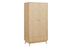 Herringford 2 Door 1 Drawer Wardrobe