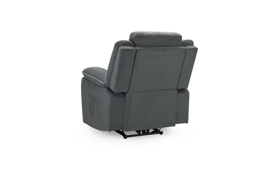 Harald Electric Recliner Sofa Grey Armchair