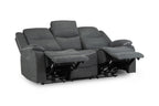Harald Electric Recliner Sofa Grey 3 Seater