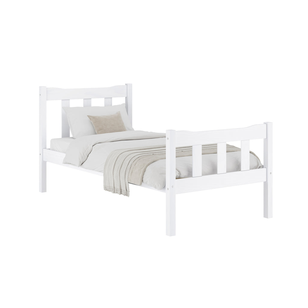 HAVANA WHITE SINGLE BED