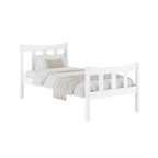 HAVANA WHITE SINGLE BED