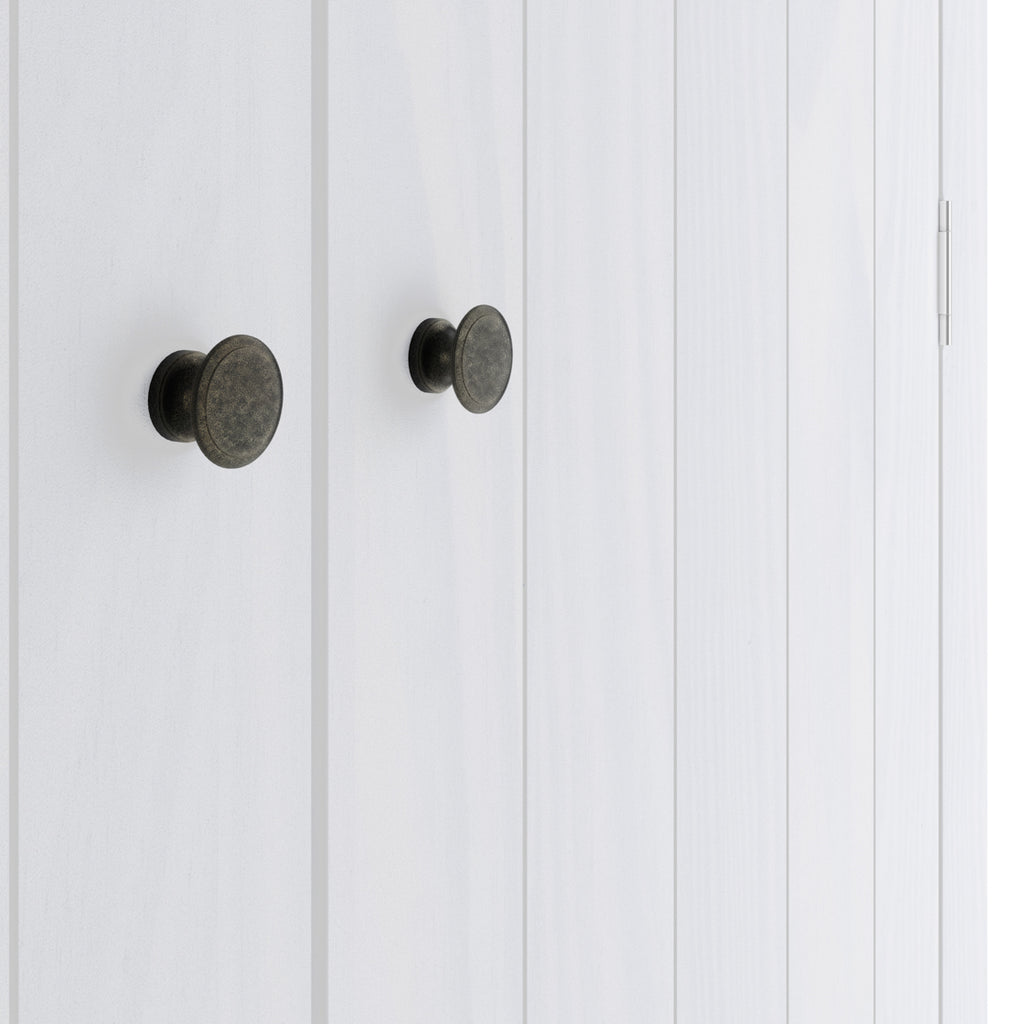 HAVANA WHITE 2 DOOR WARDROBE