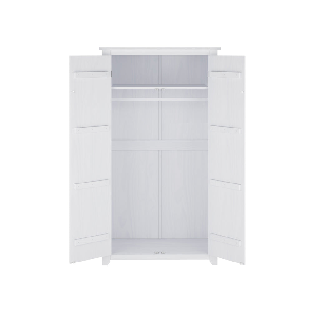 HAVANA WHITE 2 DOOR WARDROBE