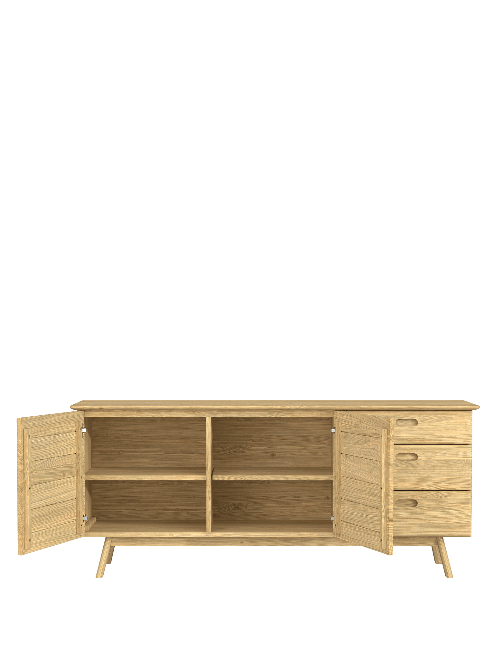 Hazlemere Oak 2 Door 3 Drawer Sideboard