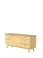 Hazlemere Oak 2 Door 3 Drawer Sideboard