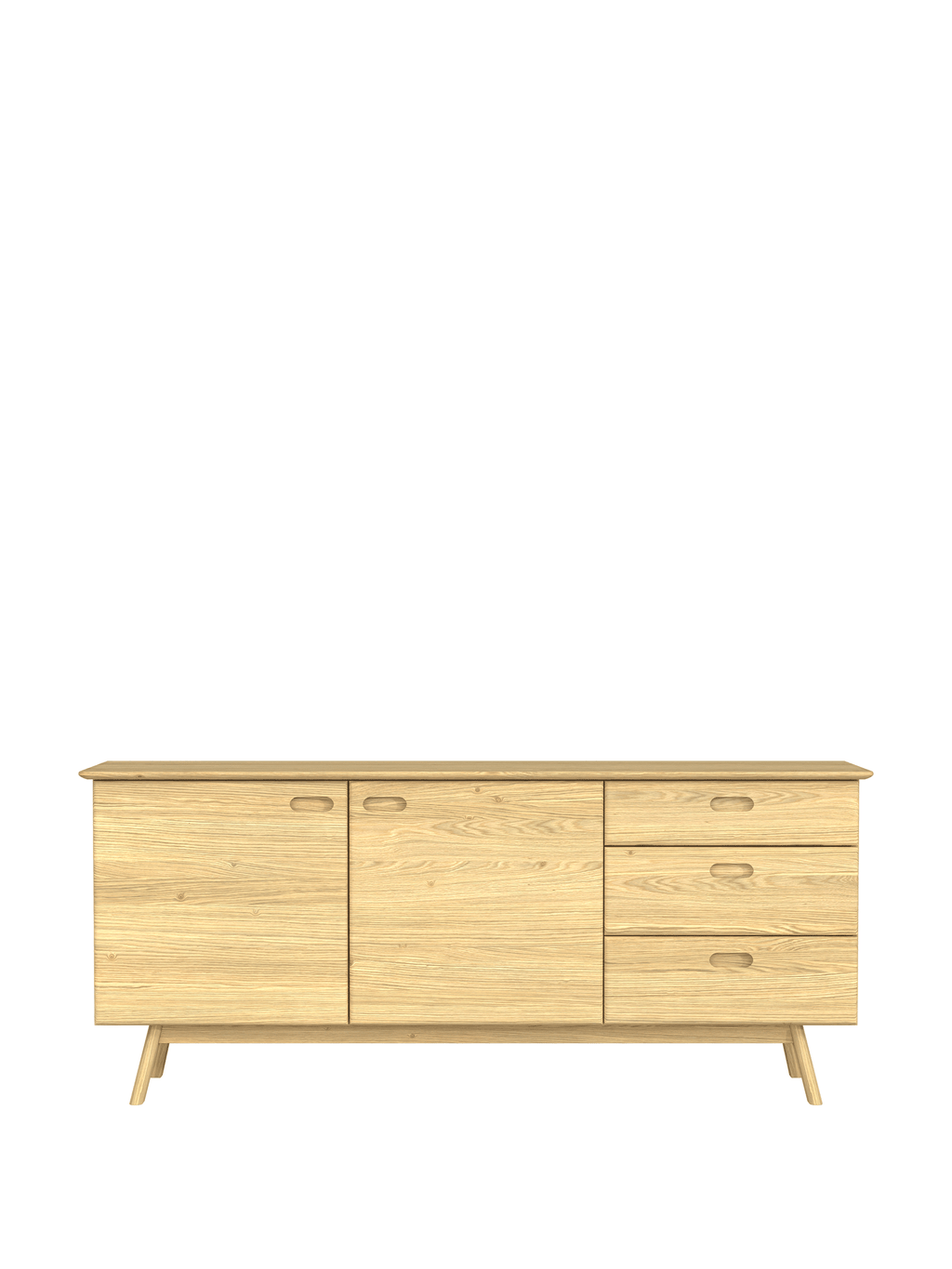 Hazlemere Oak 2 Door 3 Drawer Sideboard