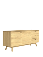 Hazlemere Oak 2 Door 3 Drawer Sideboard
