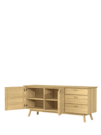 Hazlemere Oak 2 Door 3 Drawer Sideboard