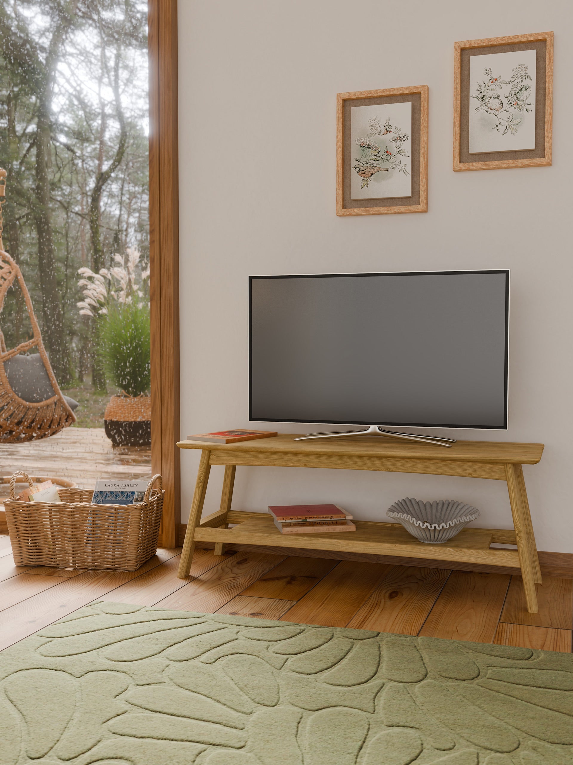 Hazlemere Oak Tv Unit