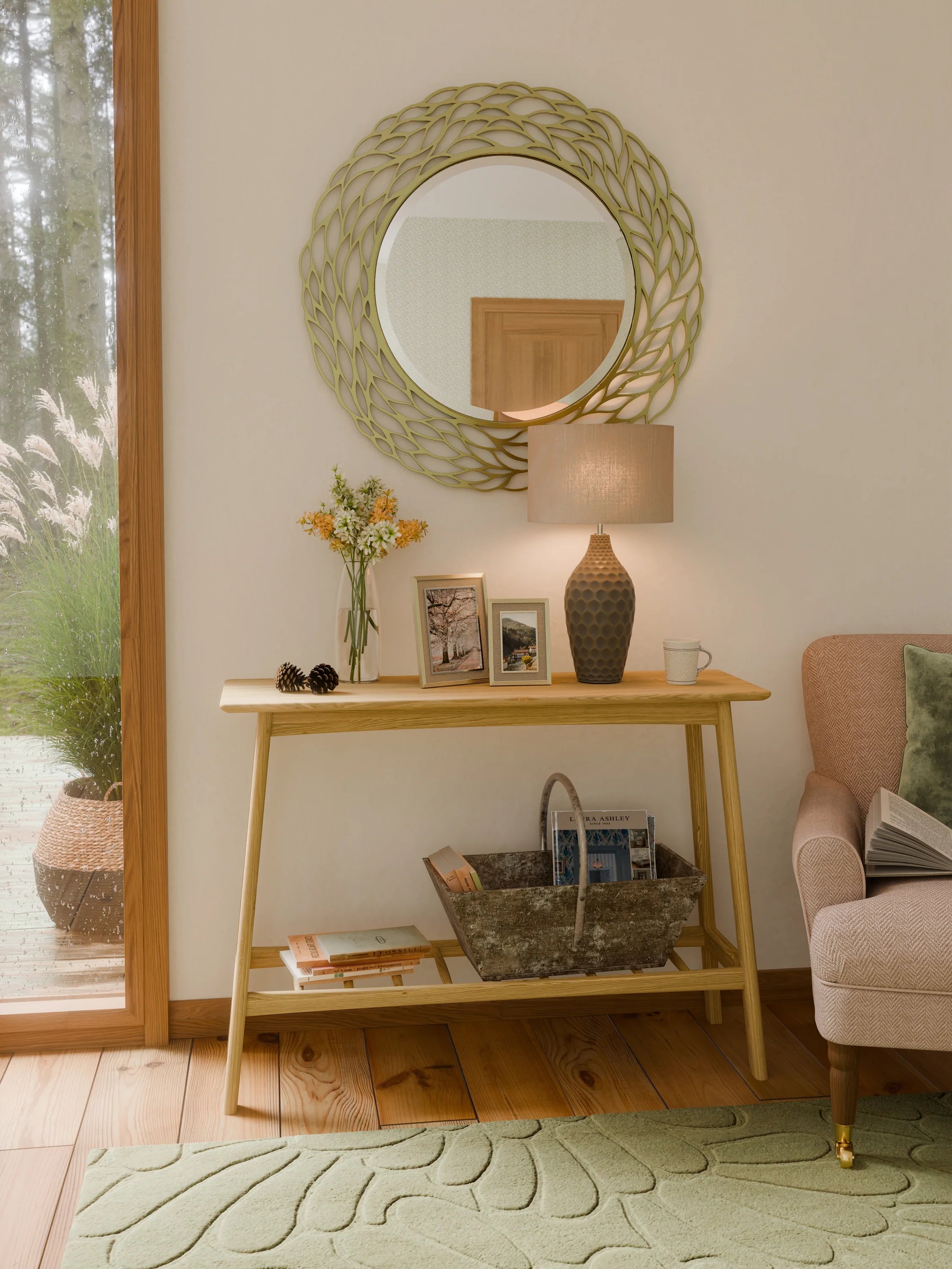 Hazlemere Oak Console Table