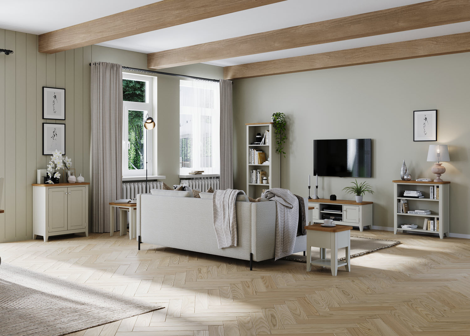 Lynar Painted Standard Sideboard