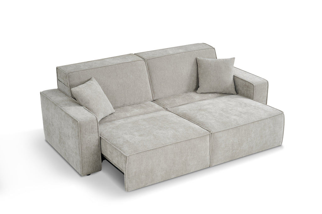 Houston Electric Sofa bed Beige 3 Seater