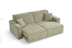 Houston Electric Sofabed Green 3 Seater