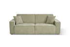 Houston Electric Sofabed Green 3 Seater