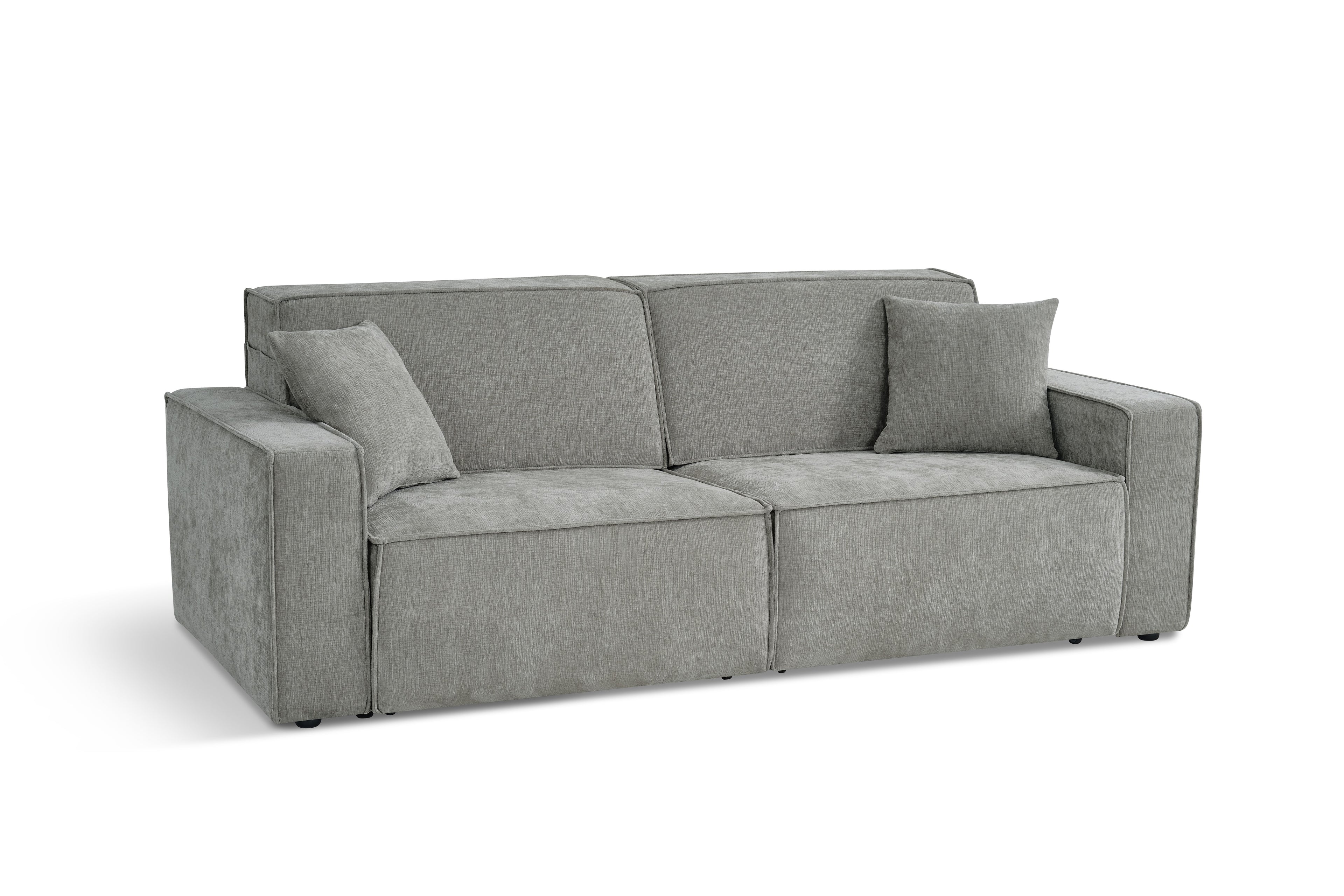 Houston Electric Sofabed Grey 3 Seater