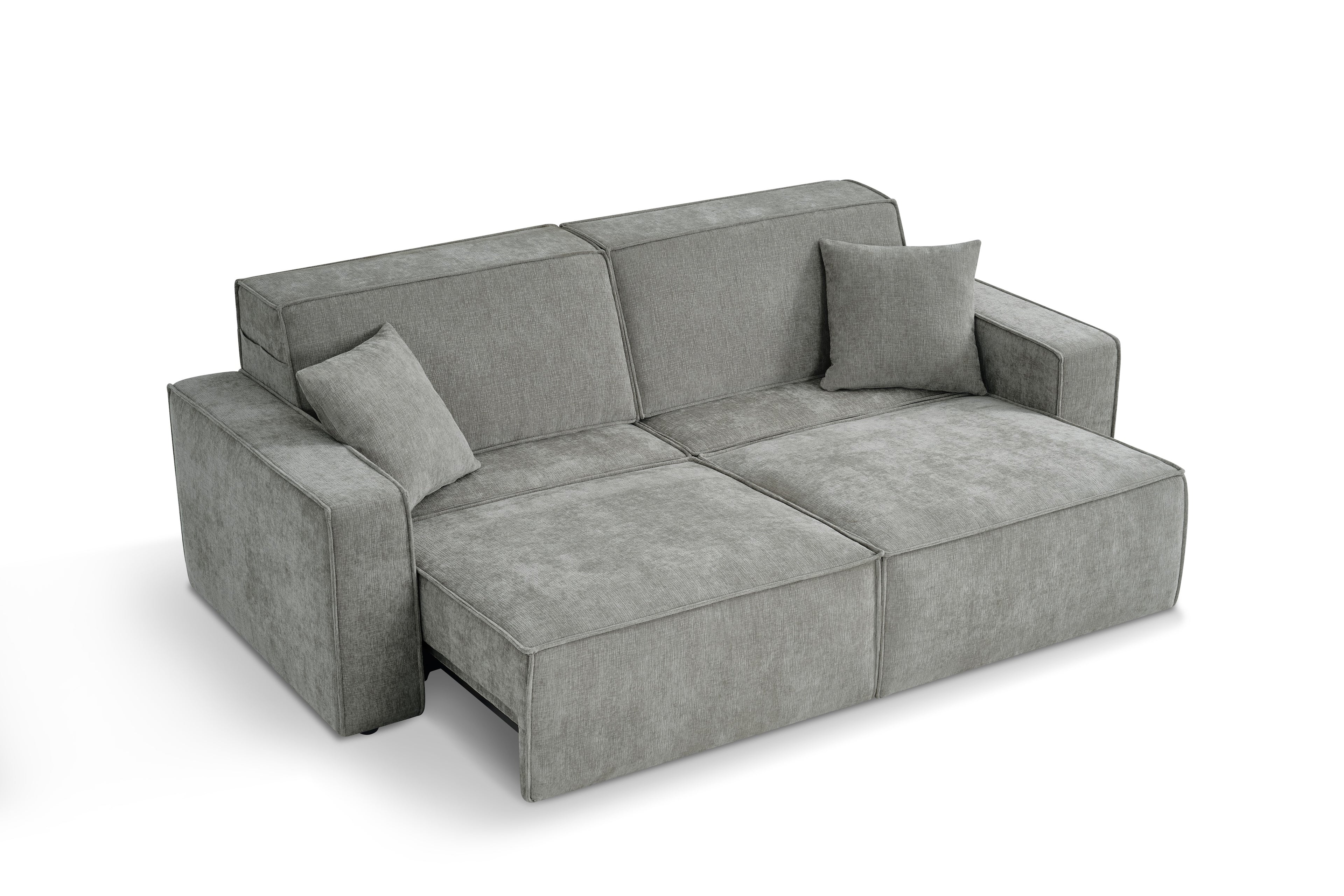 Houston Electric Sofabed Grey 3 Seater
