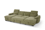 Hudson Sofabed Blue U Shape Corner