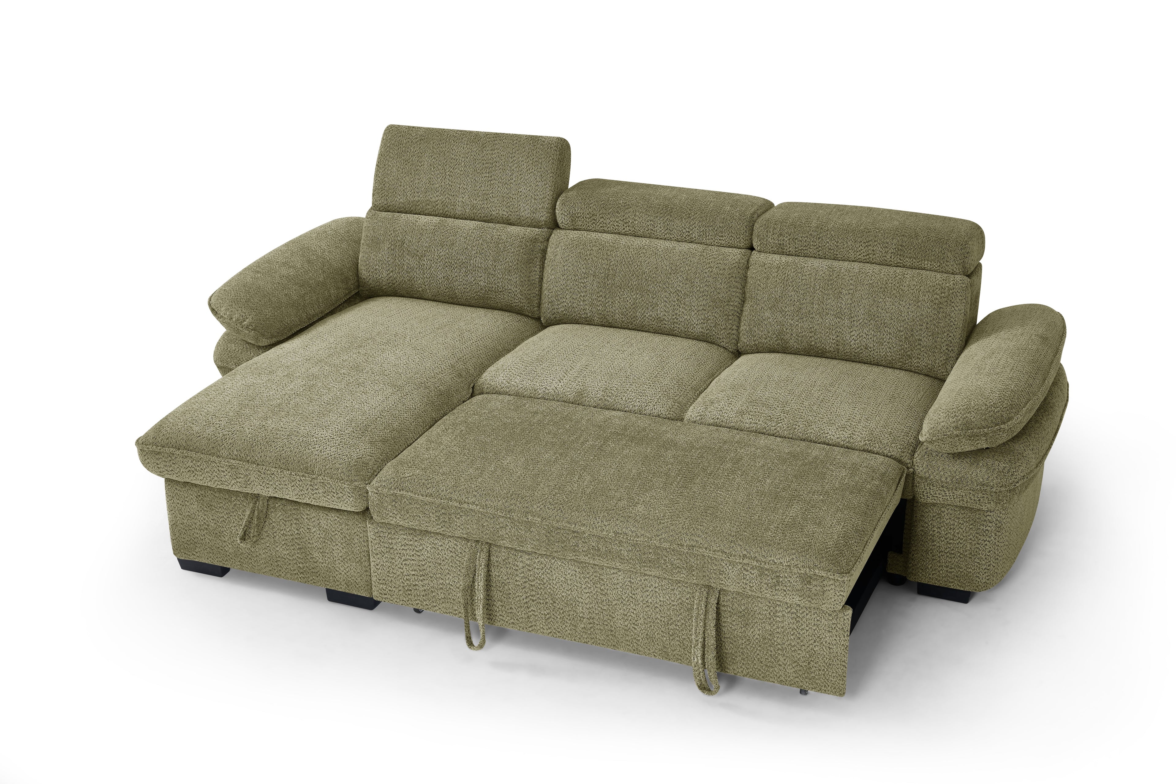 Hudson Sofabed Green Universal Corner