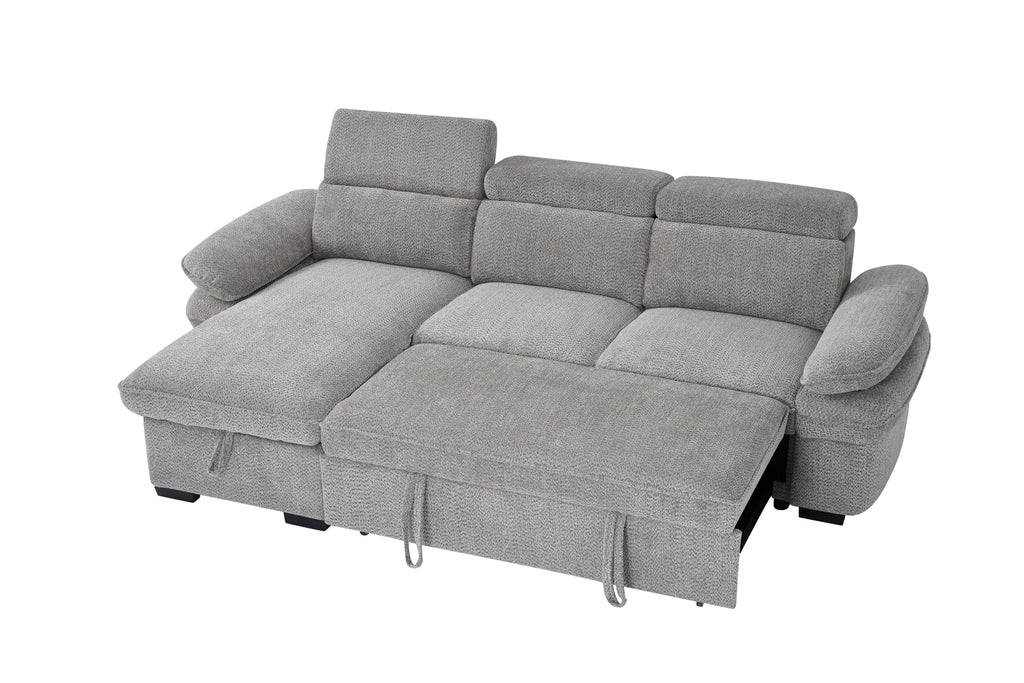 Hudson Sofabed Grey Universal Corner Sofa