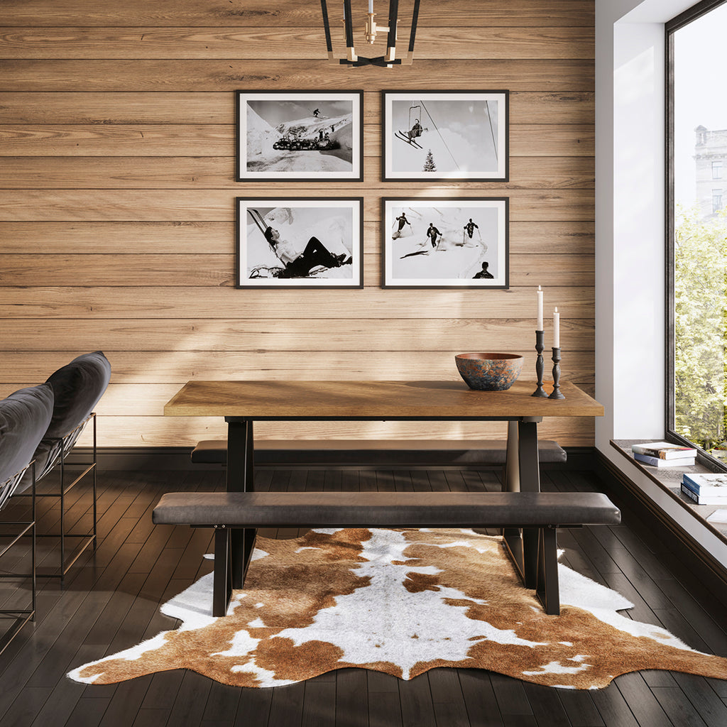 HYDE WHISKEY / BLACK DINING TABLE