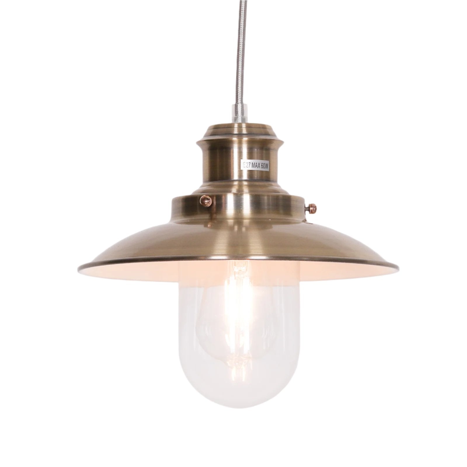 Brushed Brass Style Fishermans Light