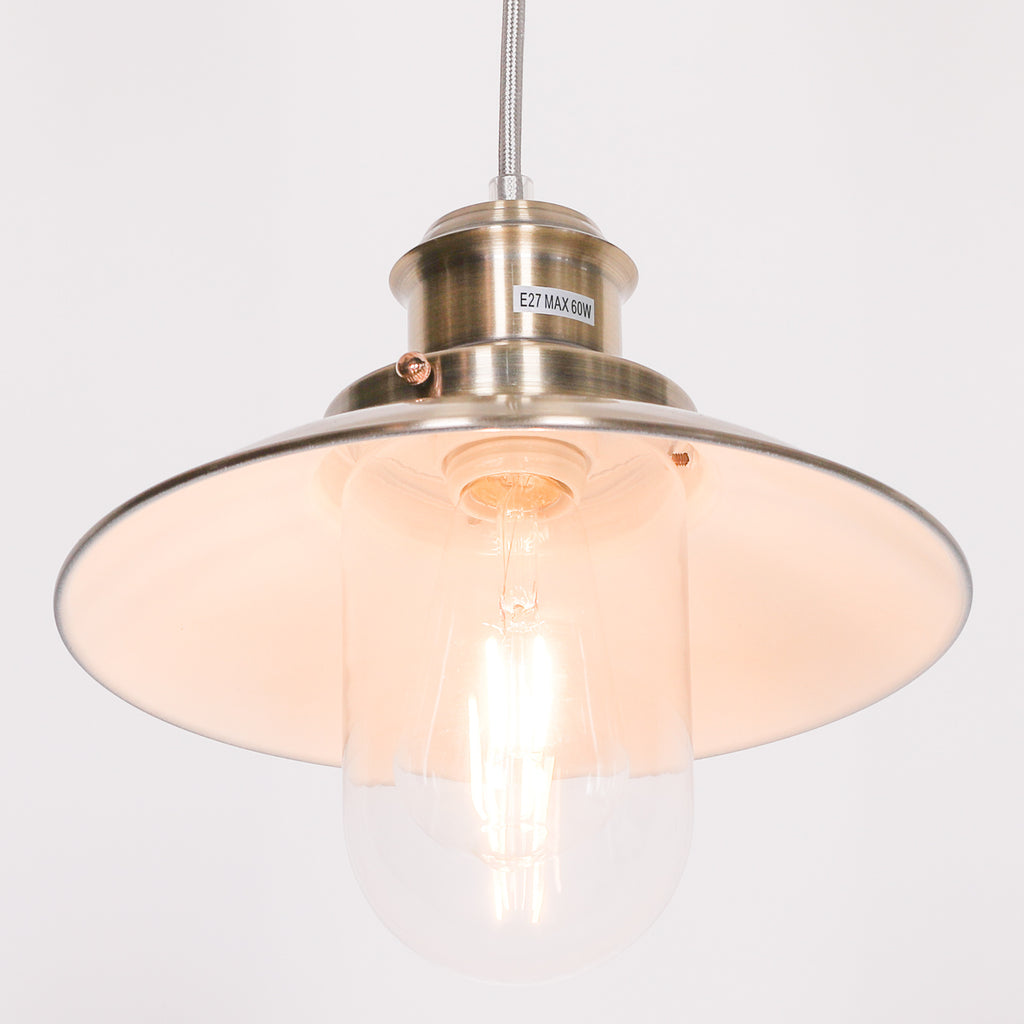 Brushed Brass Style Fishermans Light
