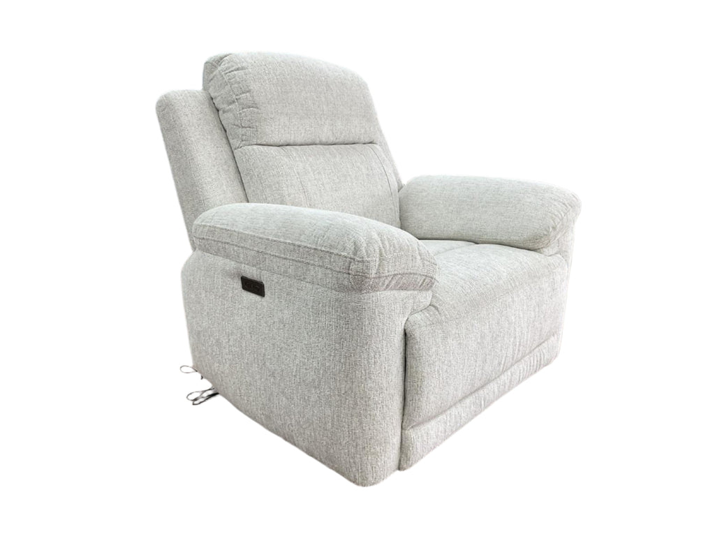 Owen Electric Recliner Beige Armchair