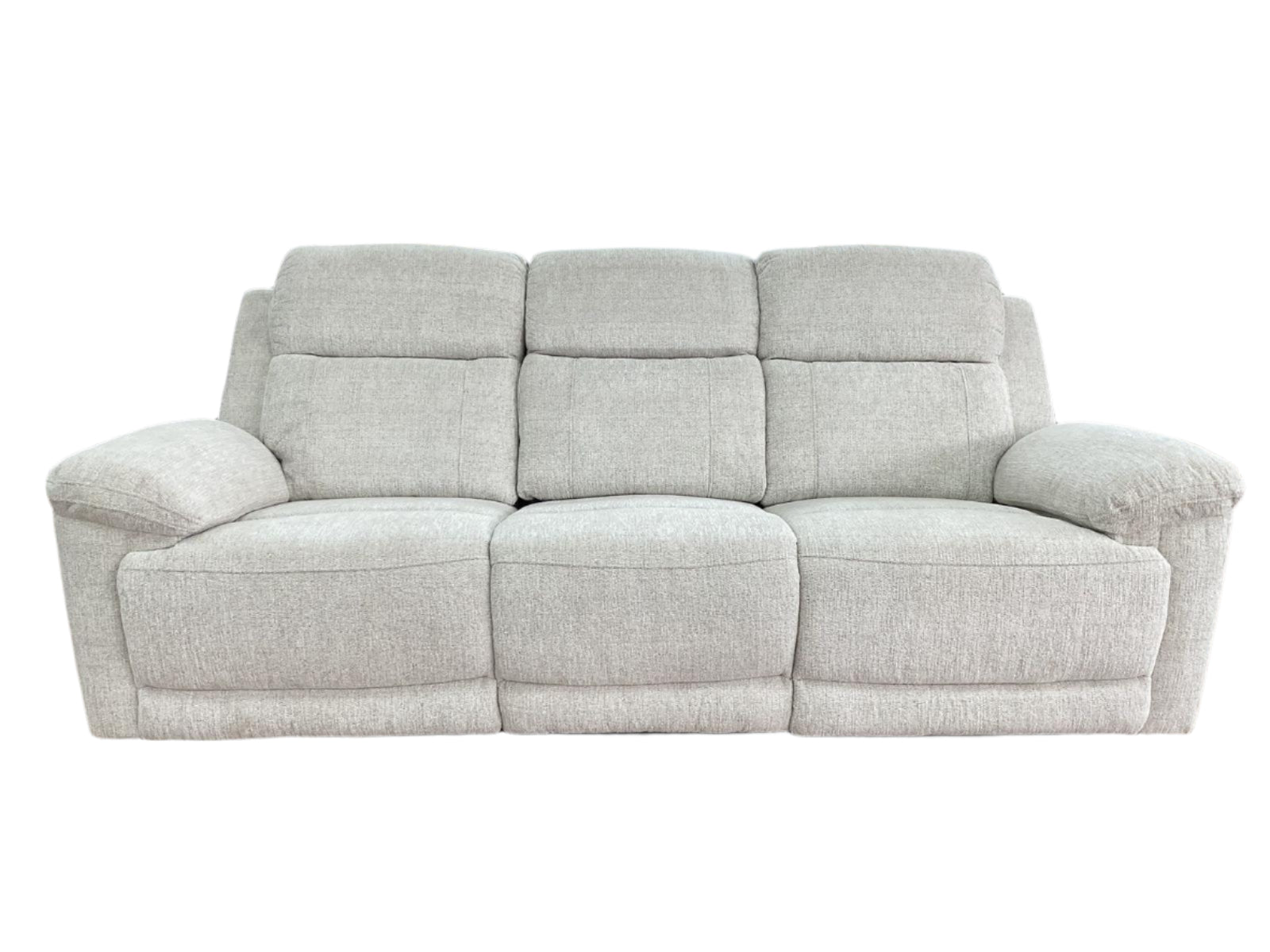 Owen Power Recliner Beige 3 Seater