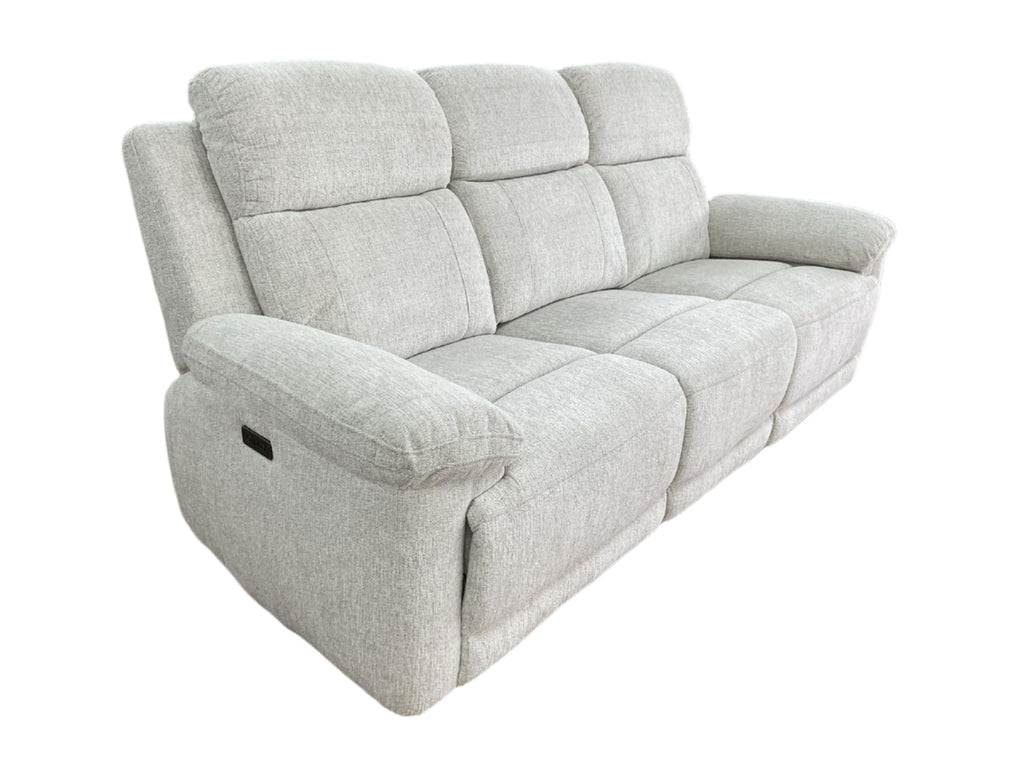Owen Power Recliner Beige 3 Seater