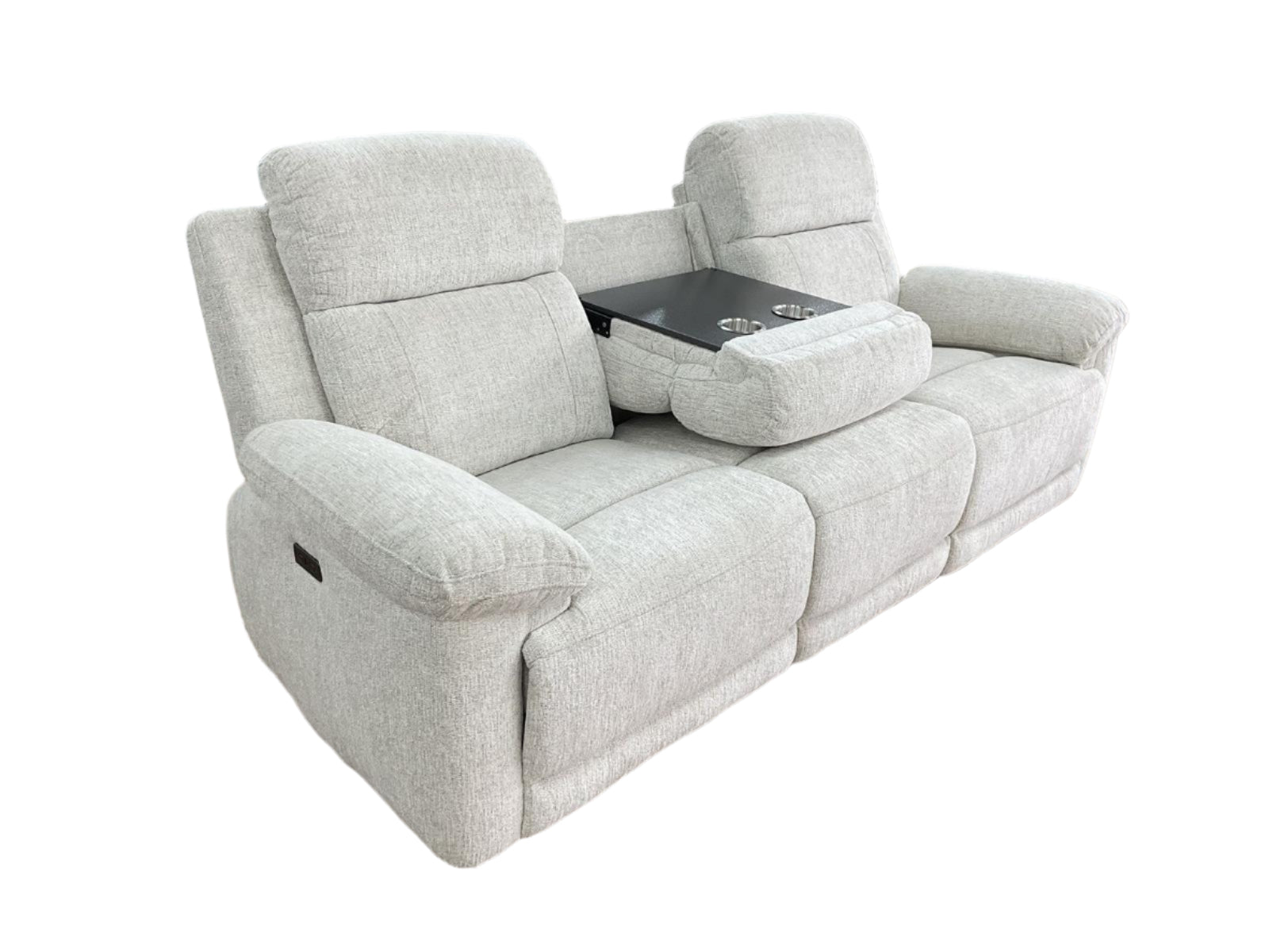 Owen Power Recliner Beige 3 Seater