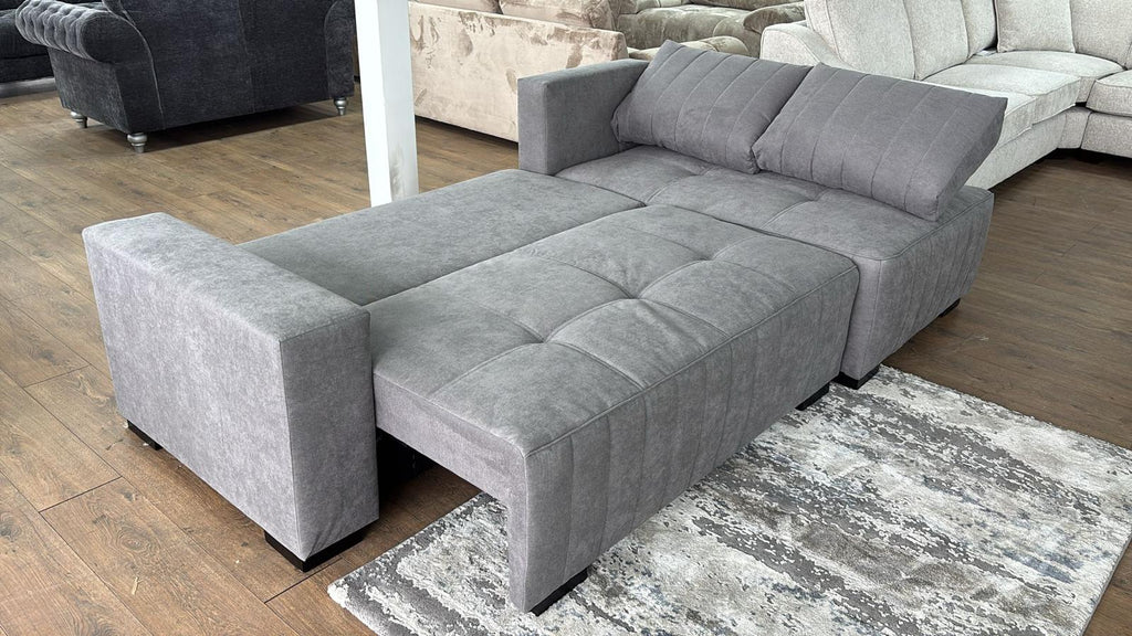 Hugo Sofabed Grey Right Hand Facing Corner