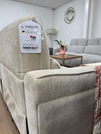 Soho Electric Recliner Sofa Beige 3 Seater