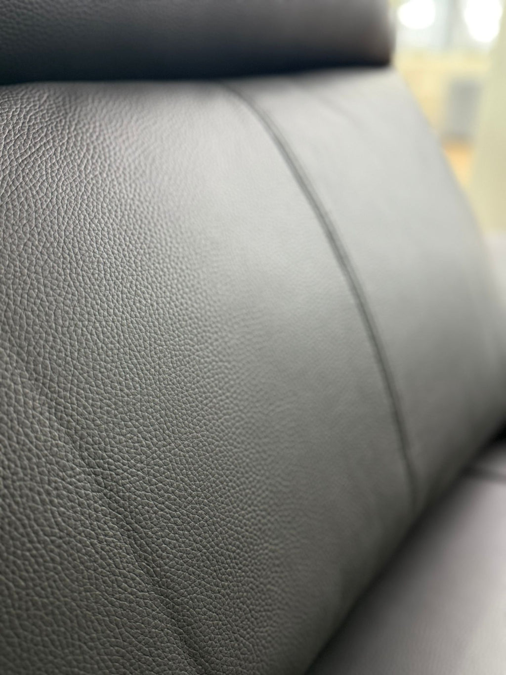 Boston Genuine Leather Electric Recliner Sofa Black Armchair