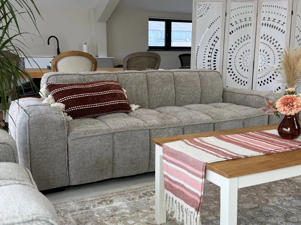 Paris Sofa Beige 3 Seater Sofa