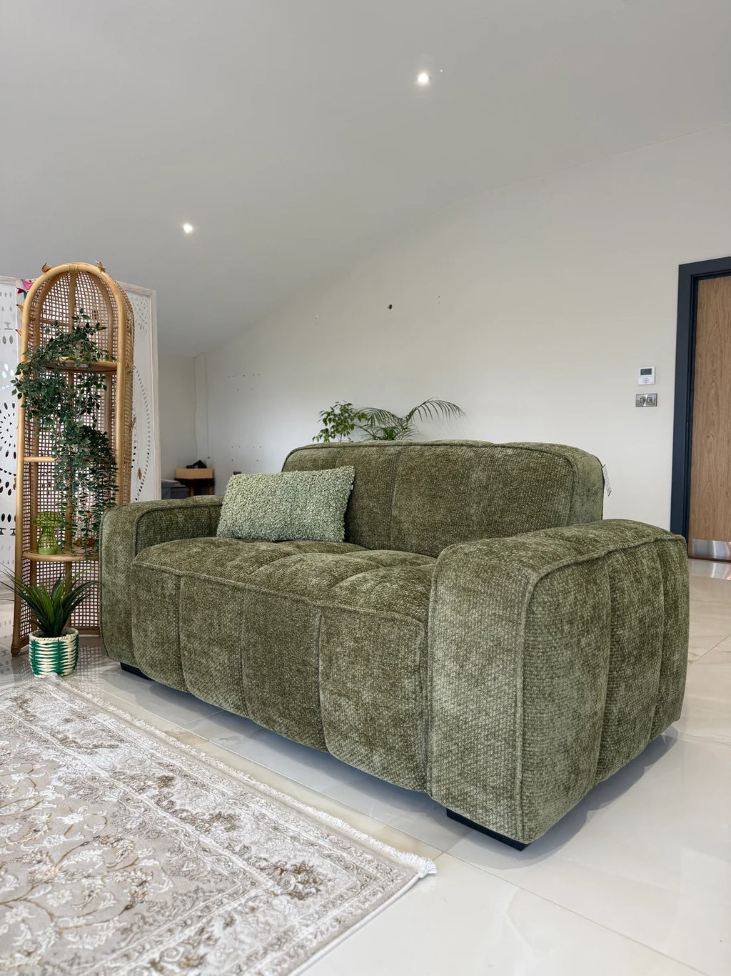 Paris Sofa Olive 2 Seater Sofa