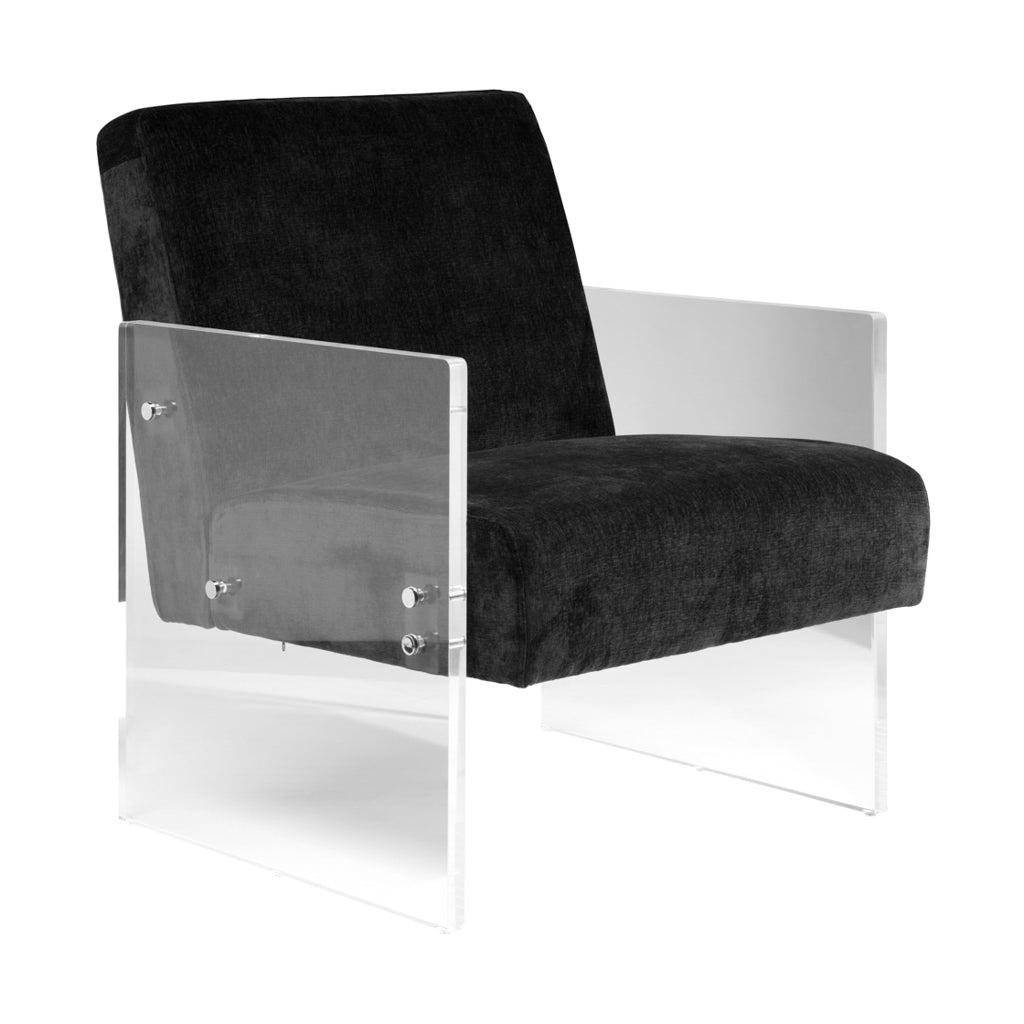 Ikos Accent Black Chair