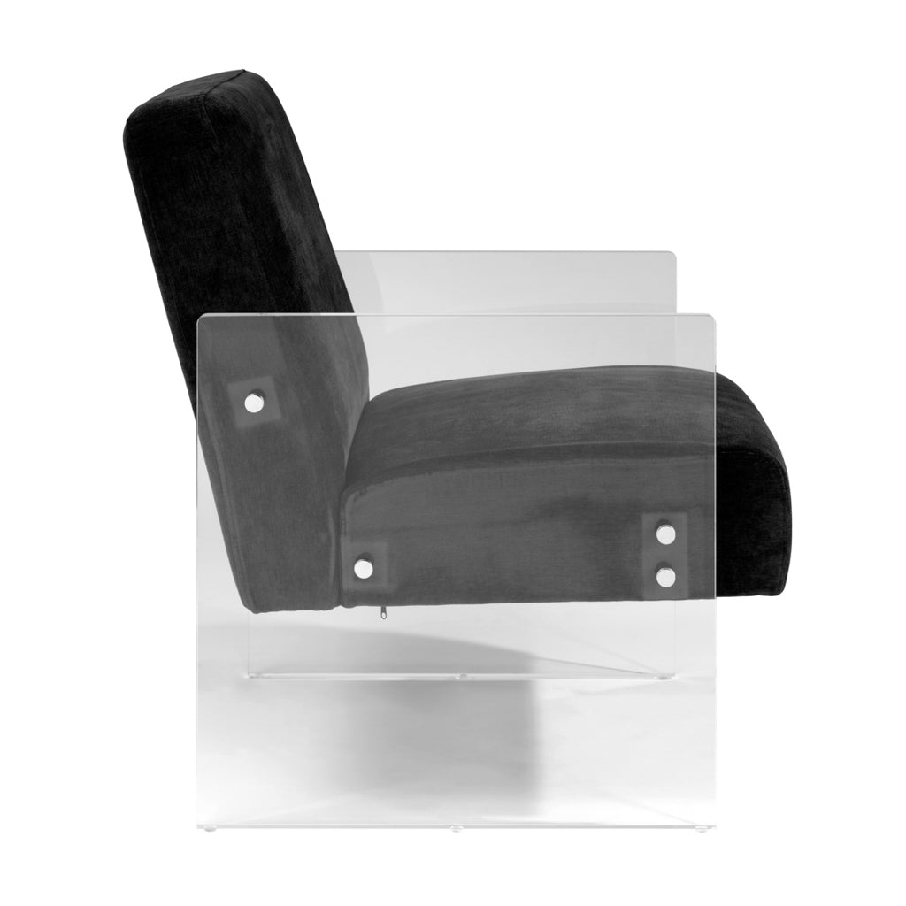 Ikos Accent Black Chair