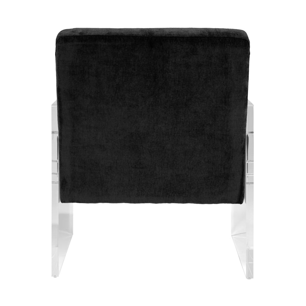 Ikos Accent Black Chair